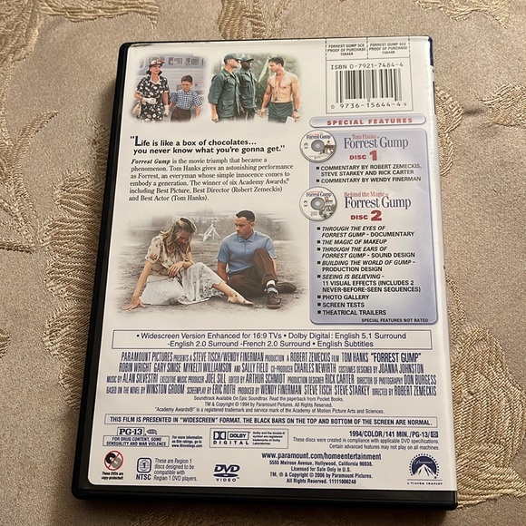 Forrest Gump DVD special collectors edition - Picture 2 of 4
